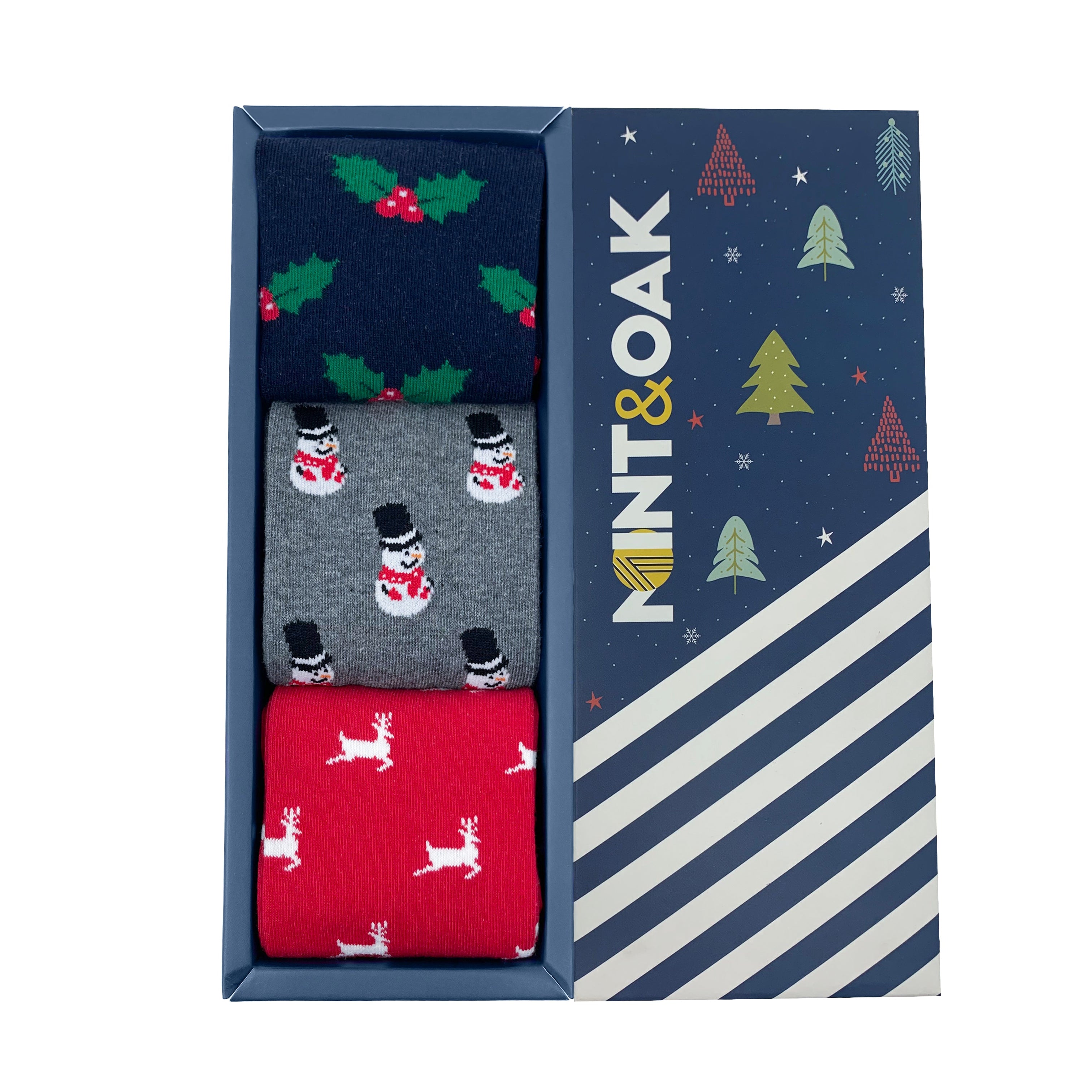 Holidays Gifting Guide Set-of-3 Crew Socks for Men
