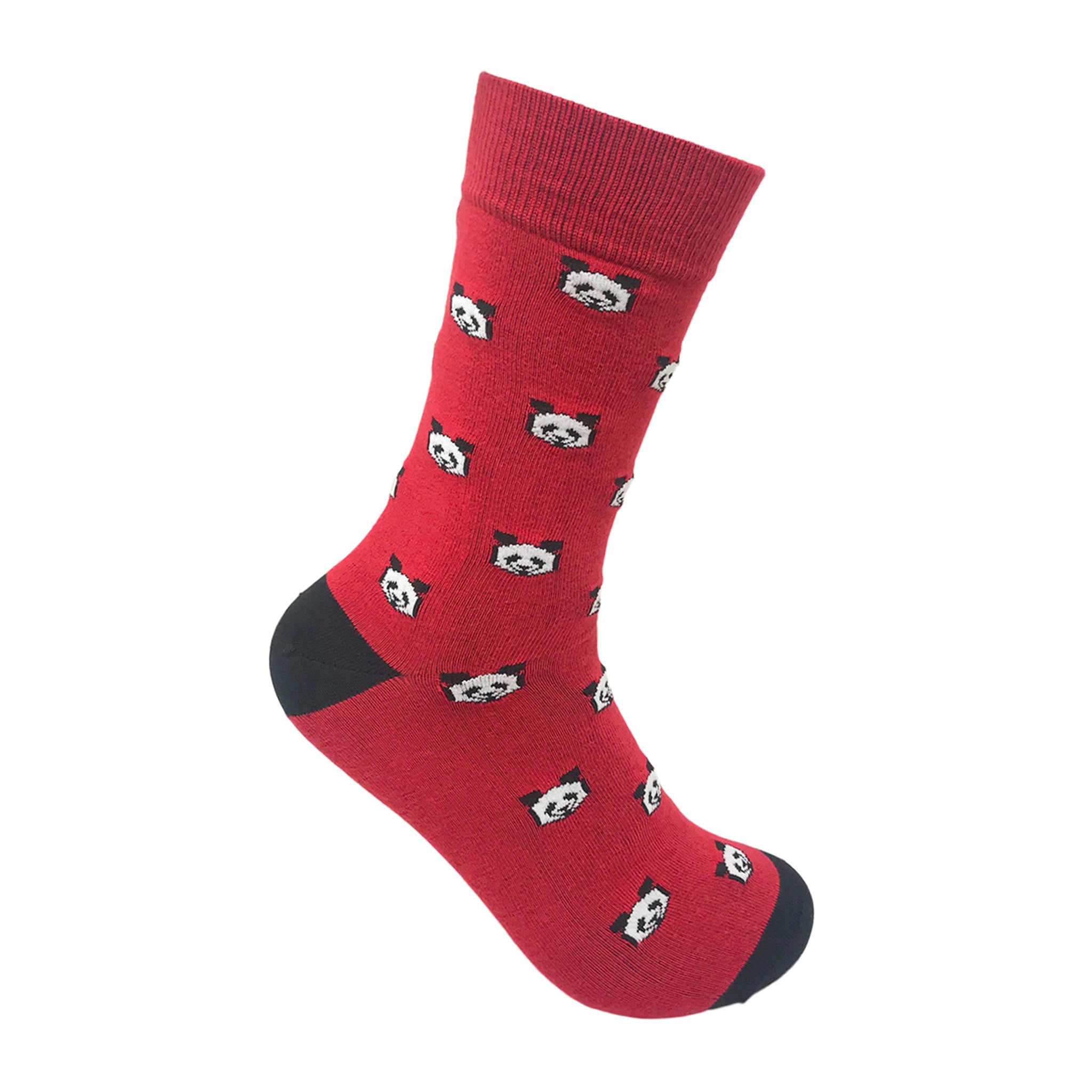 A Bit Of Red Set-of-3 Crew Socks for Men