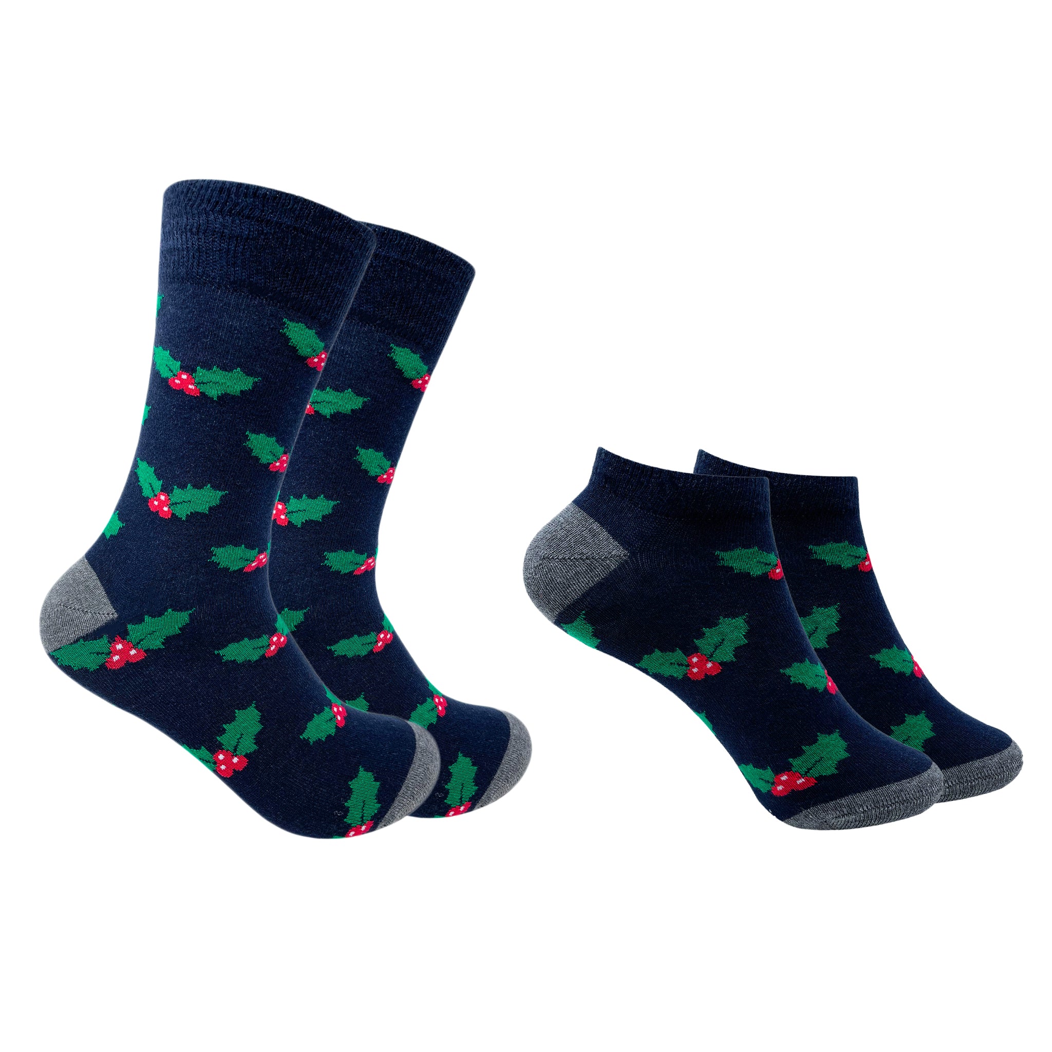 Under The Mistletoe Men & Women Matching Socks