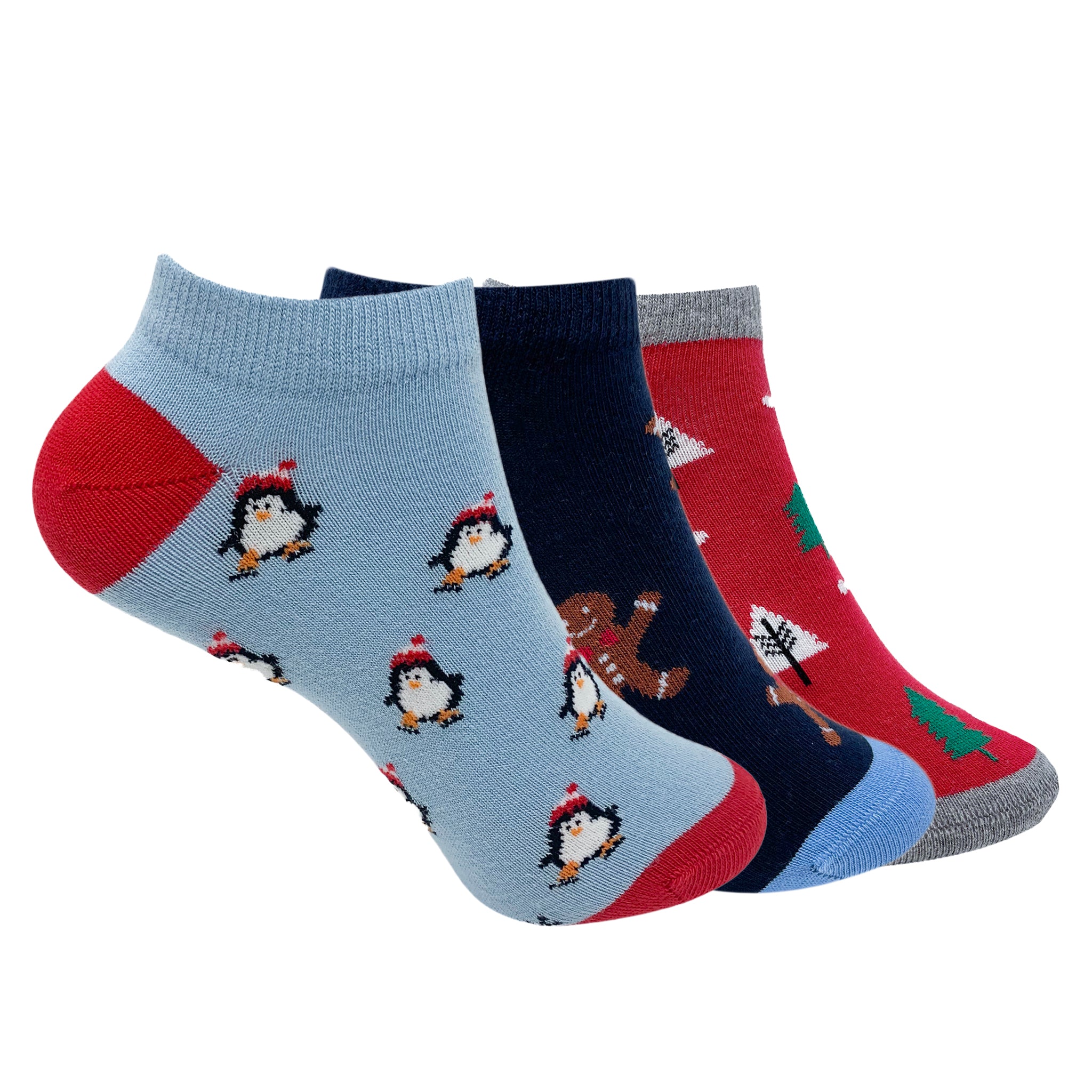 Holidays Gifting Guide Set-of-3 Ankle Socks for Women