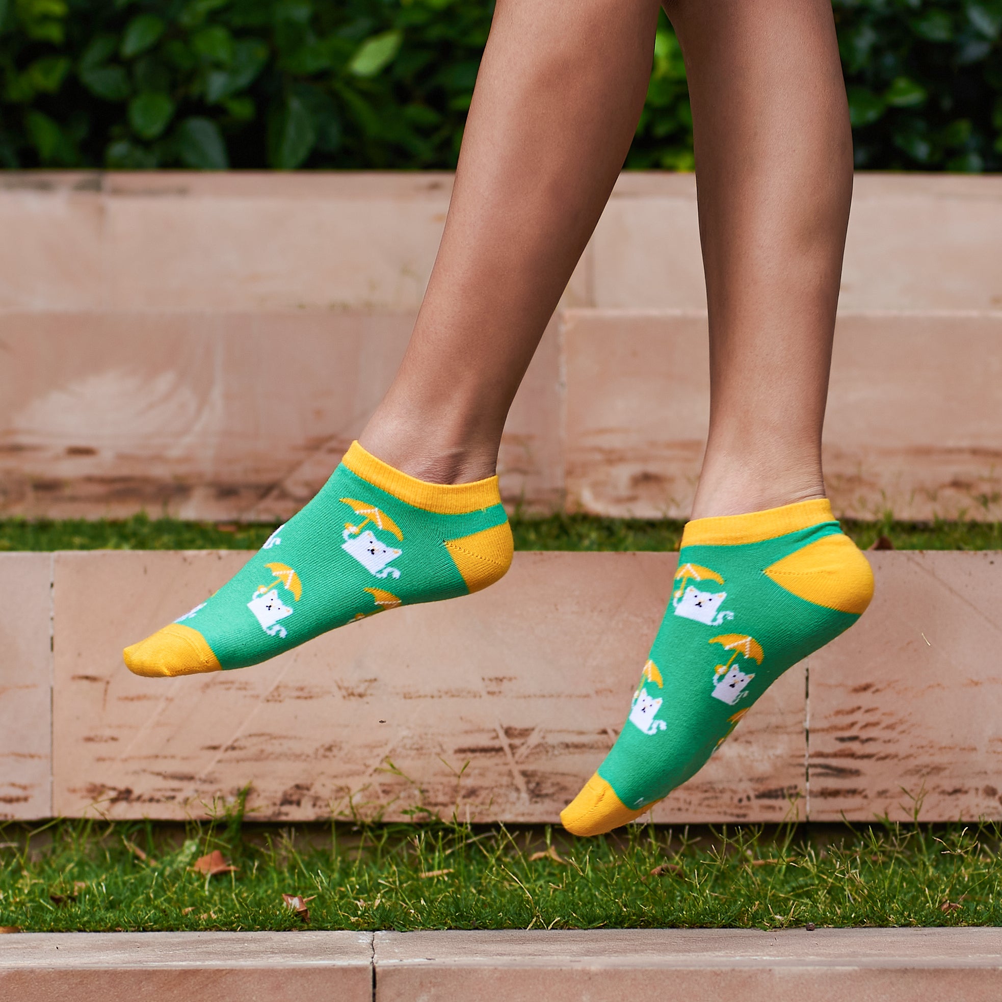 It's Rainin' Cats Ankle Socks for Women