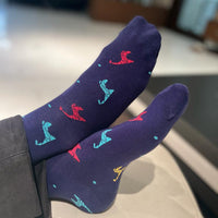 Origami Giraffe Socks For Men