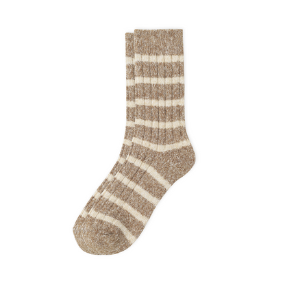 Men’s Thermal Crew Socks - Light Brown