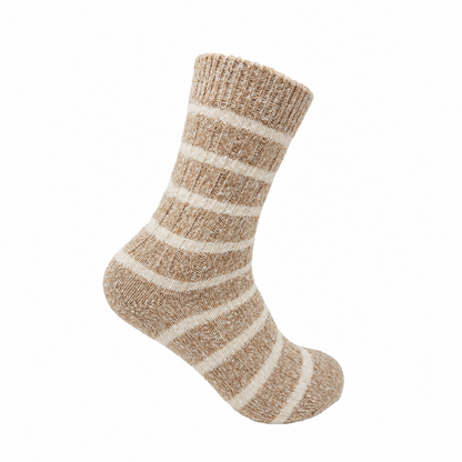Men’s Thermal Crew Socks - Light Brown