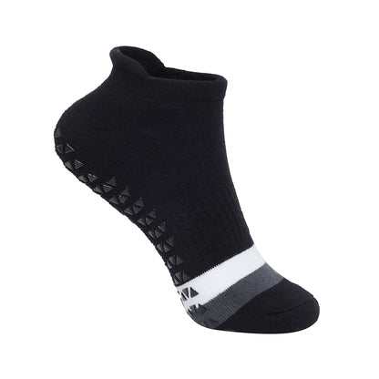 Black Unisex Ankle Sports Grip Socks
