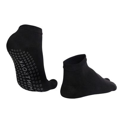 Pilates - Unisex Two-Toe Grip Socks – Anti-Slip Socks for Yoga, Pilates - Black
