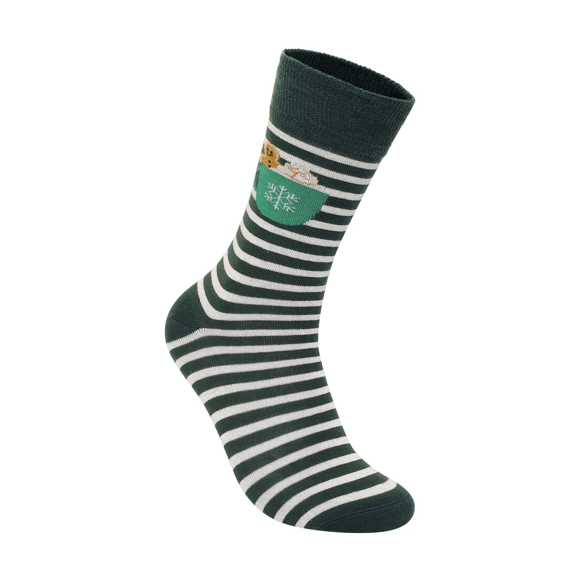 Gingerbread Cocoa Men's Crew Socks
