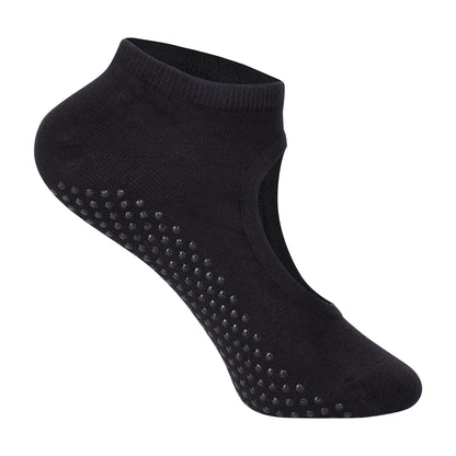 Yoga and Pilates Non-Slip Socks for Women - Black
