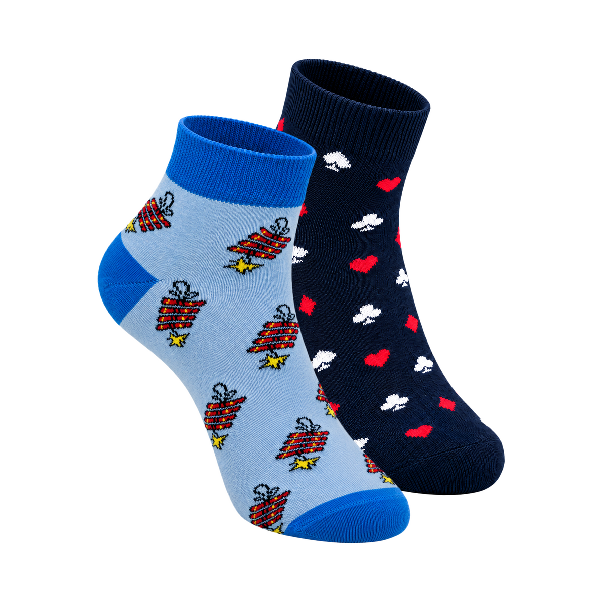 Diwali Gift Box with Ankle Socks & Candle