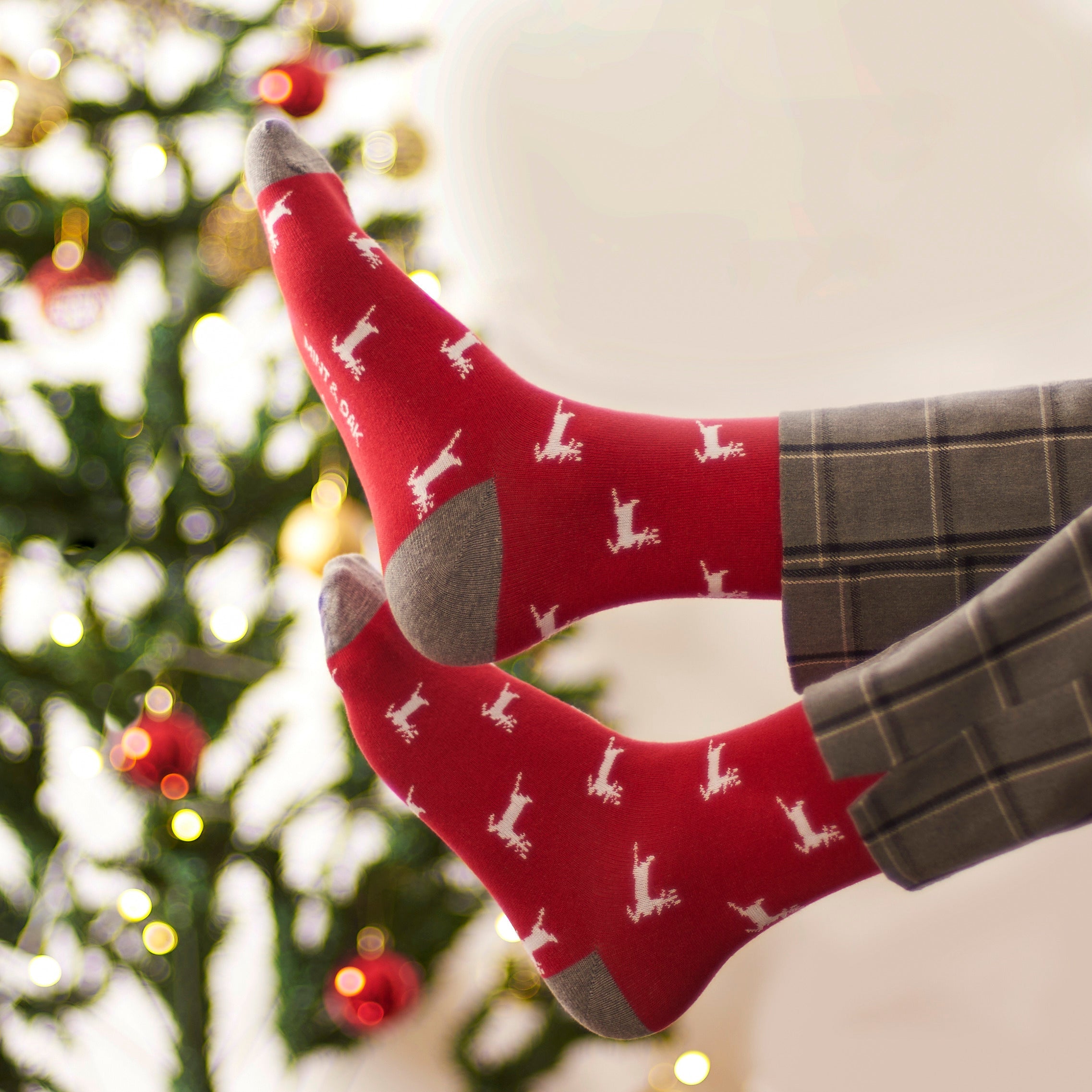 Red Dasher Men's Crew Socks