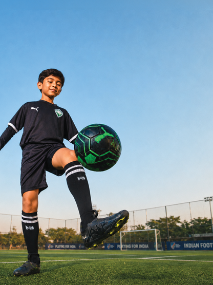 Kids Football Pack of 2 - (Black)