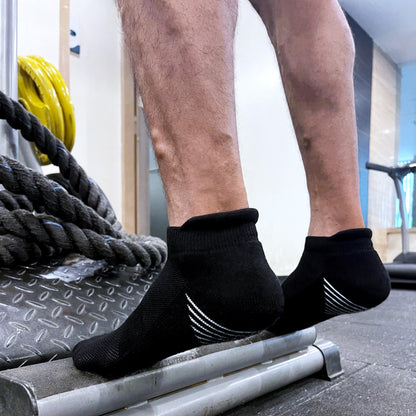 Black Bamboo Sports Socks For Men