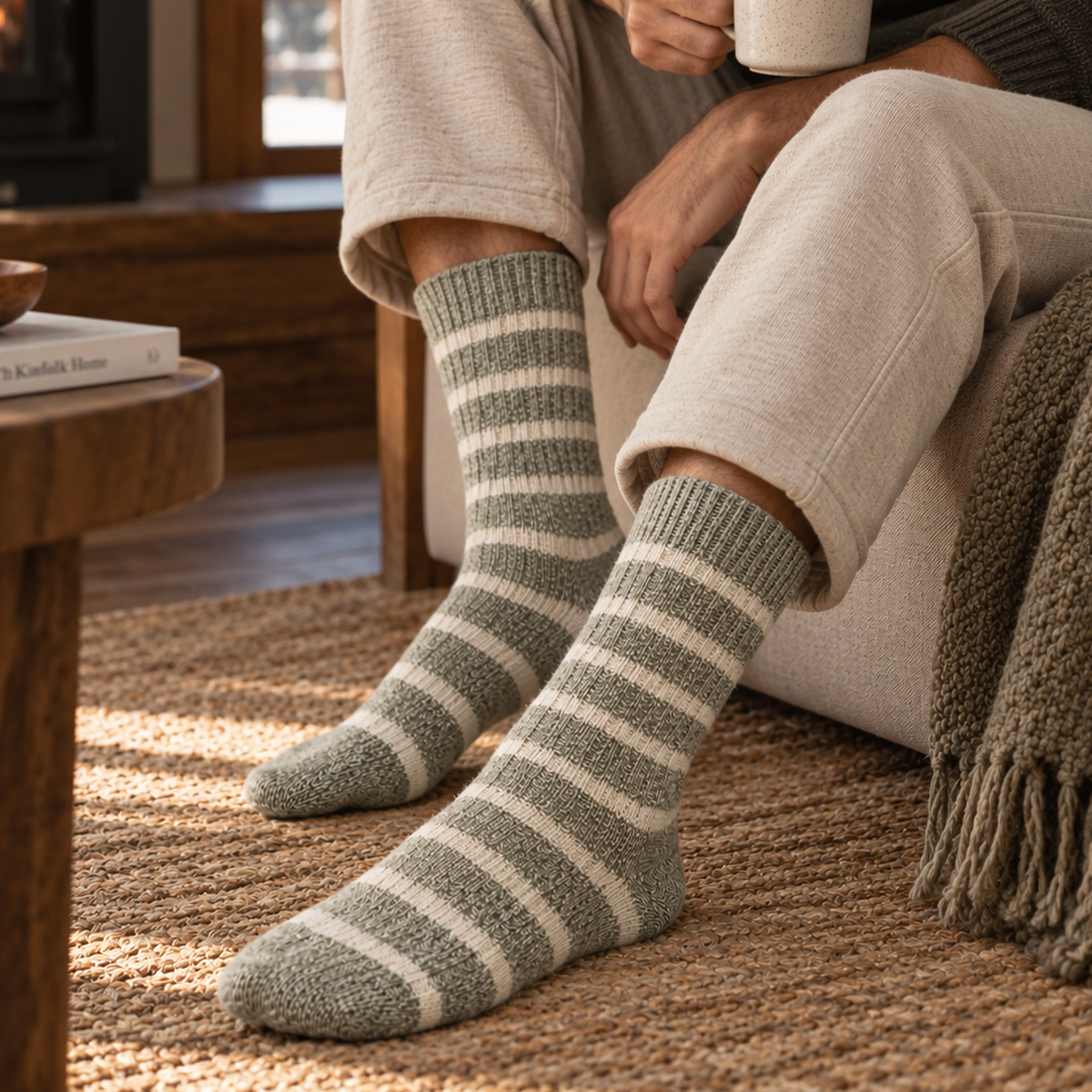 Men’s Thermal Crew Socks - Dark Grey