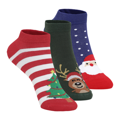 Merry Mix-Up Set of 3 Socks for Women - Giftbox Packaging