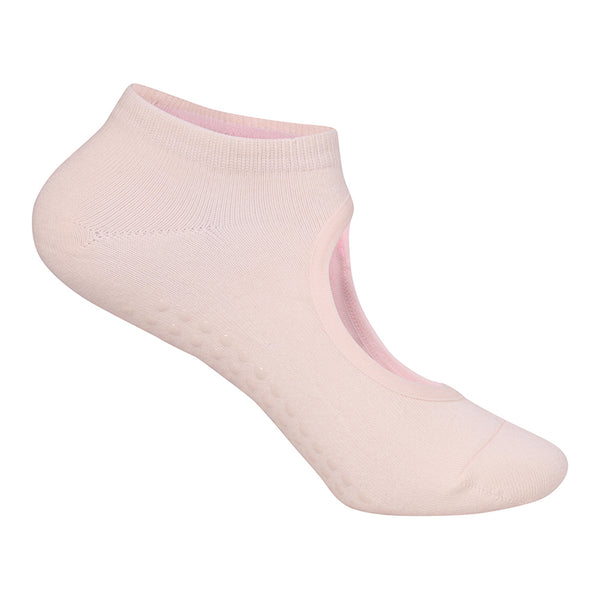 Set of 6 Yoga Combo Socks Anti-Skid Technology - Light Blue, Baby Pink, Fuchsia Pink, Pink, Purple, Mint Green