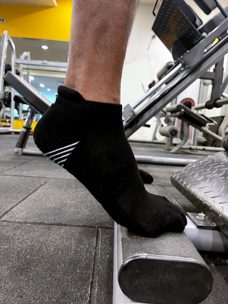 Black Bamboo Sports Socks For Men