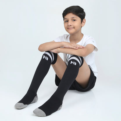 Kids Football Pack of 2 - (White & Black)