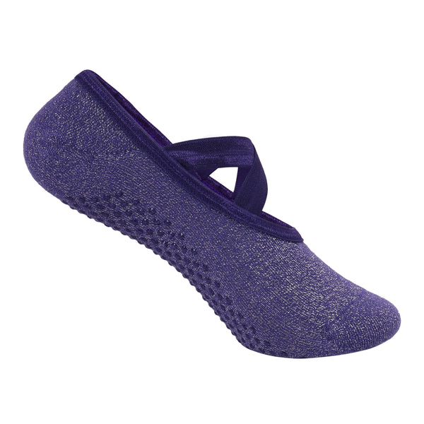 Yoga/ Ballet Socks Anti-Skid Technology - Purple