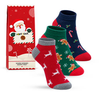 Christmas Classics Set of 3 Socks for Women - Giftbox Packaging