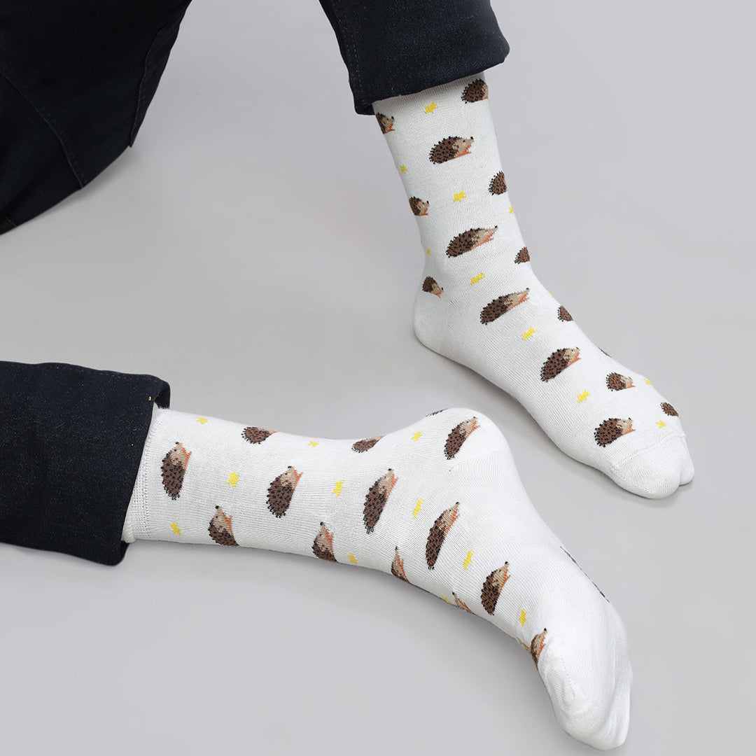 Hedgehog Men's Crew Socks