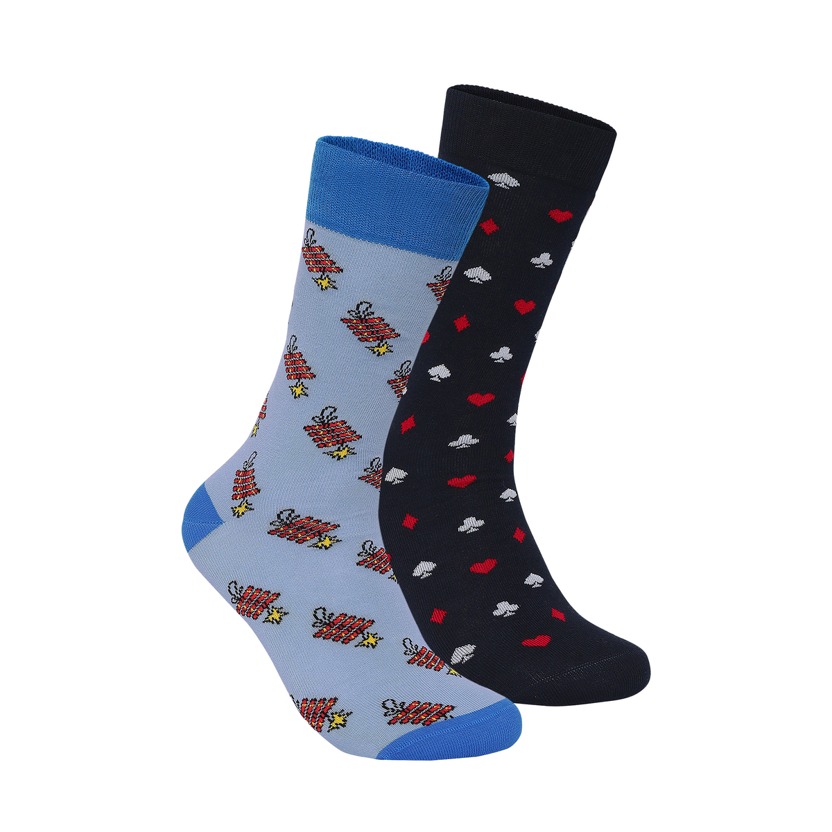 Diwali Gift Box with Crew Socks & Candle