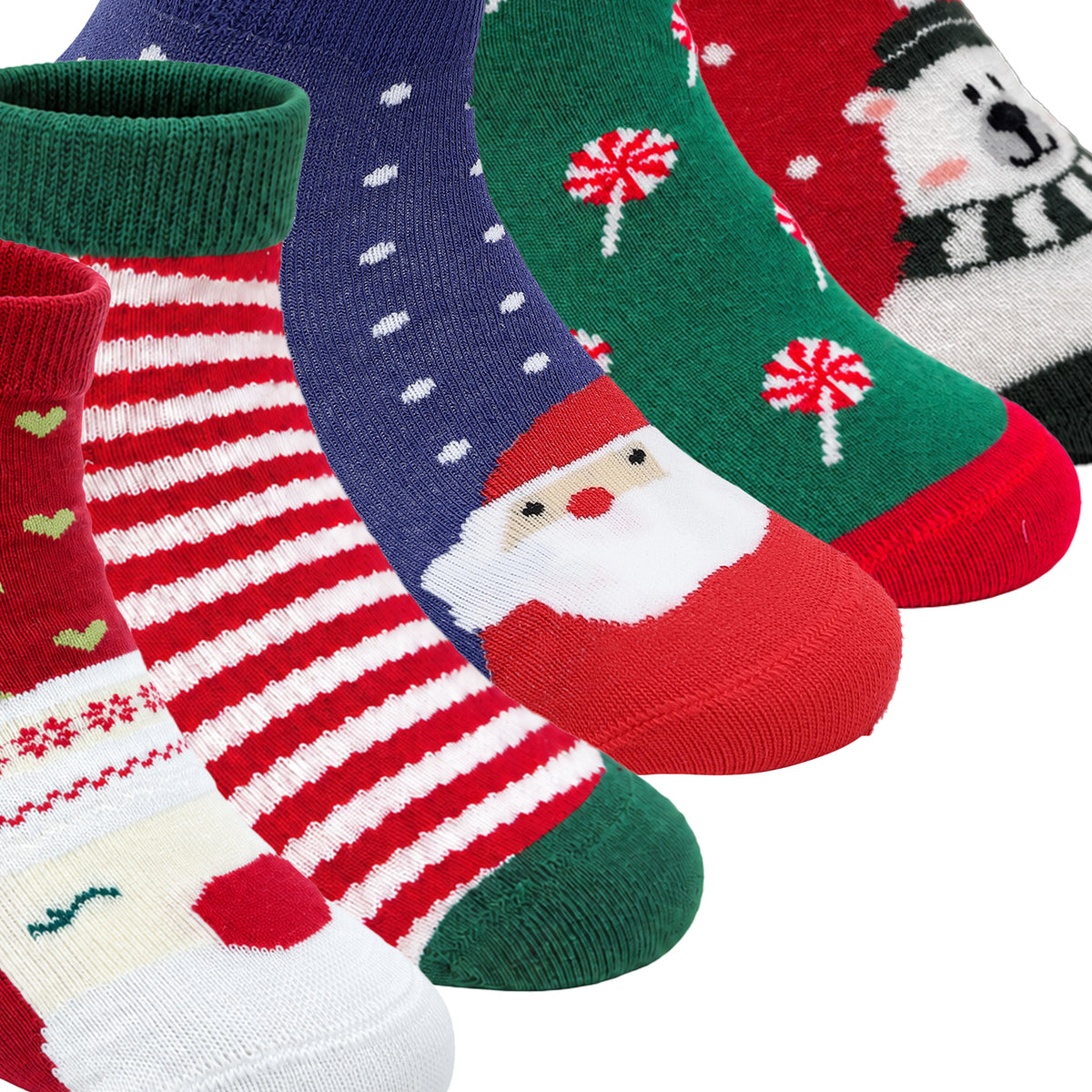 Lil’ Christmas Cheer Kids Socks Gift Set of 5