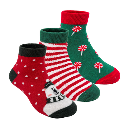 Lil’ Christmas Cheer Kids Socks Pack of 3