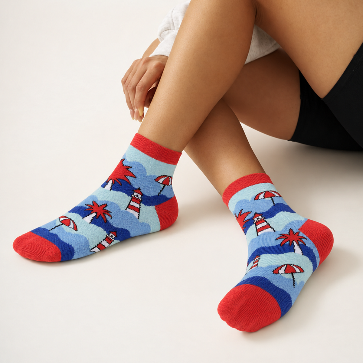 Tropical Ride Socks For Women