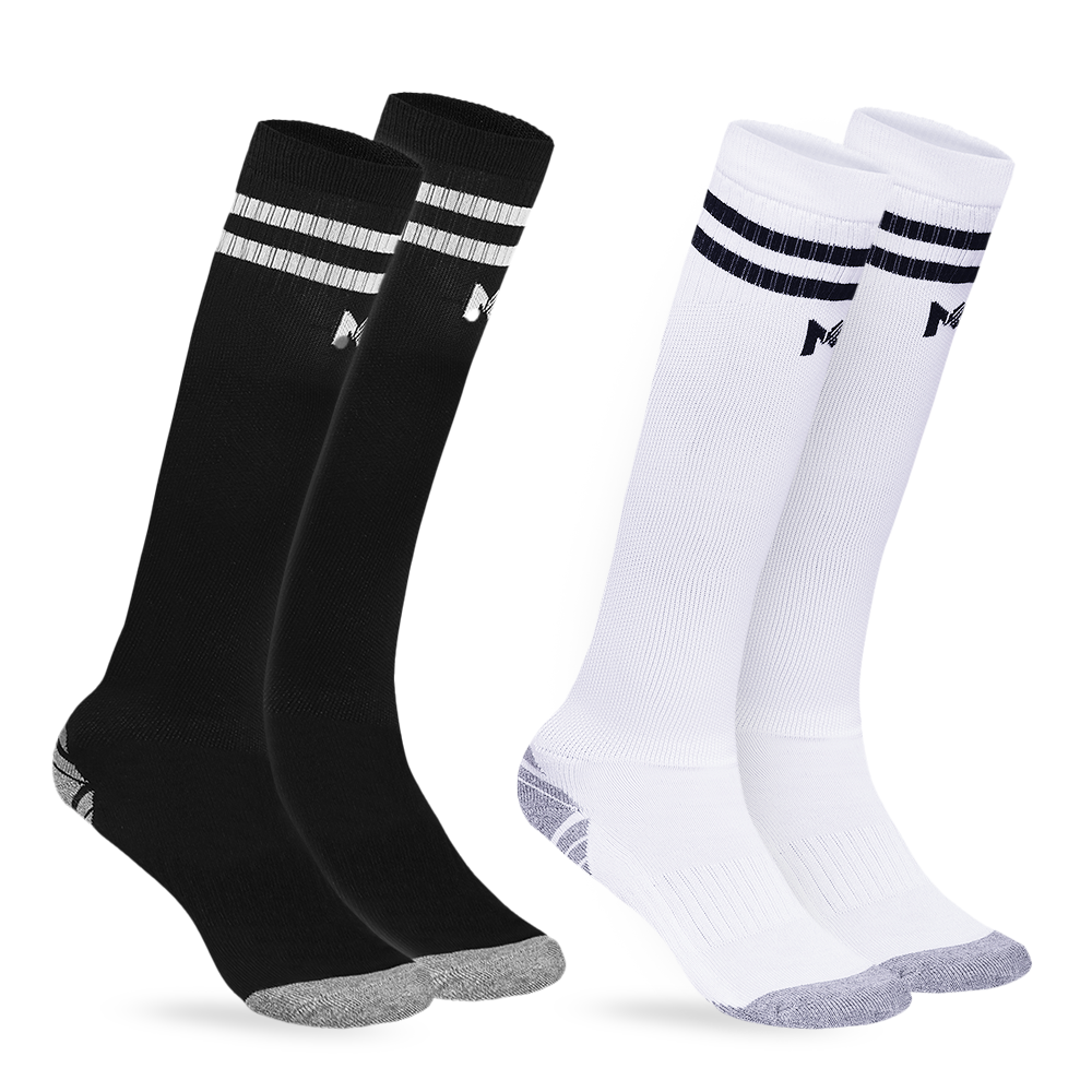 Kids Football Pack of 2 - (White & Black)
