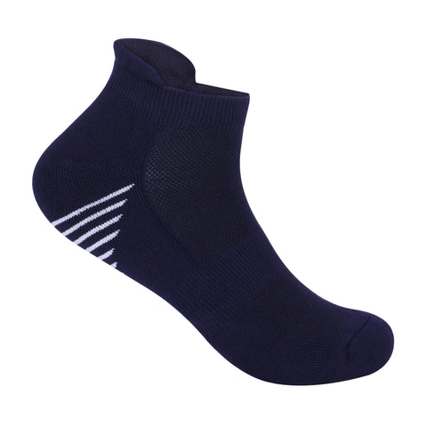 Navy Blue Bamboo Sports Socks For Men