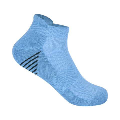Light Blue Bamboo Sports Socks For Men
