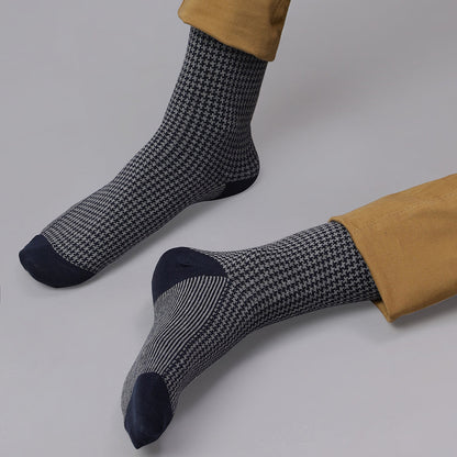 Houndstooth Men's Crew Socks