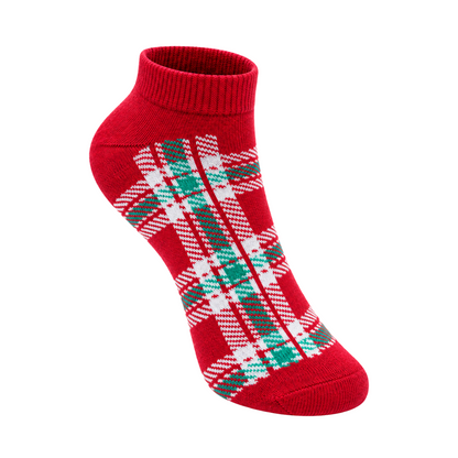 Plaid Up Ankle Socks for Women