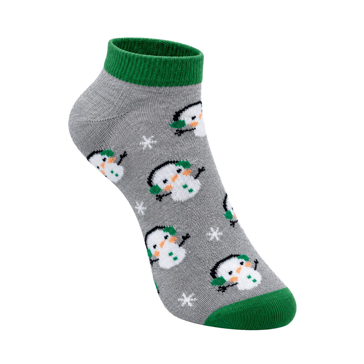 Groovy Snowman Ankle Socks for Women