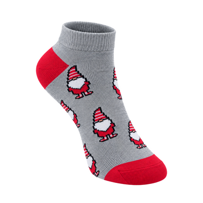 Merry Mischief Gnome Ankle Socks for Women