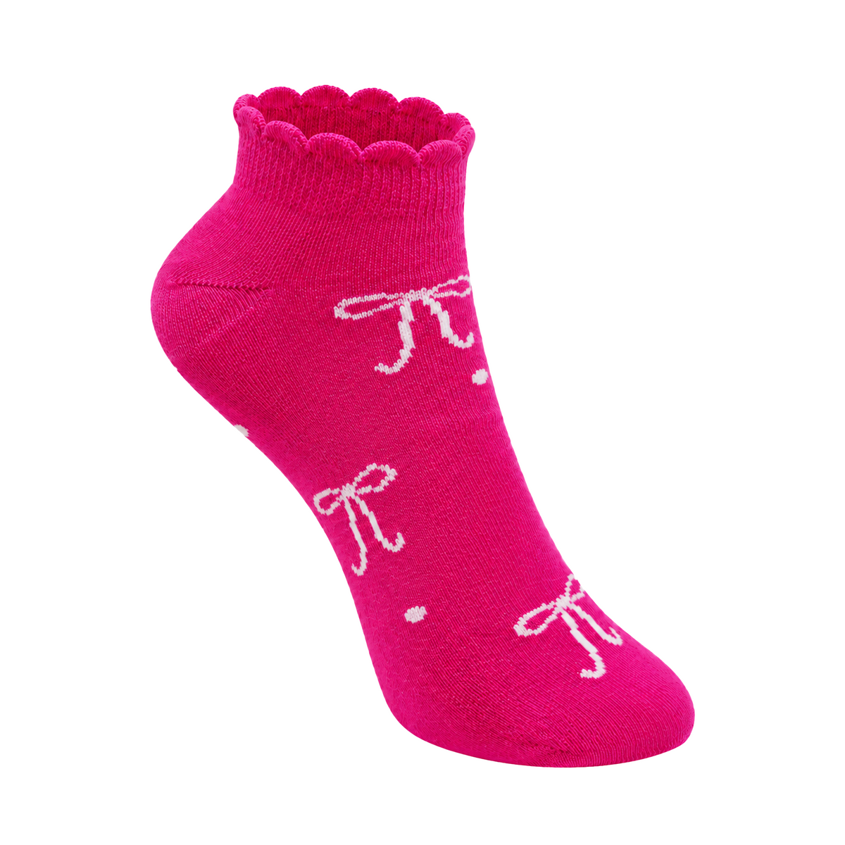 Bows & Frills Ankle Socks For Women