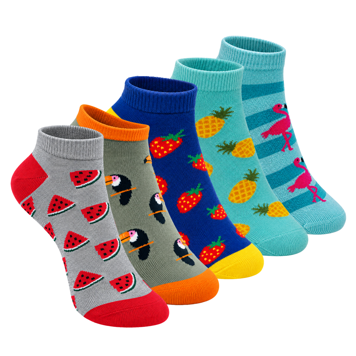Treat Yourself Set-of-5 Ankle Socks for Women