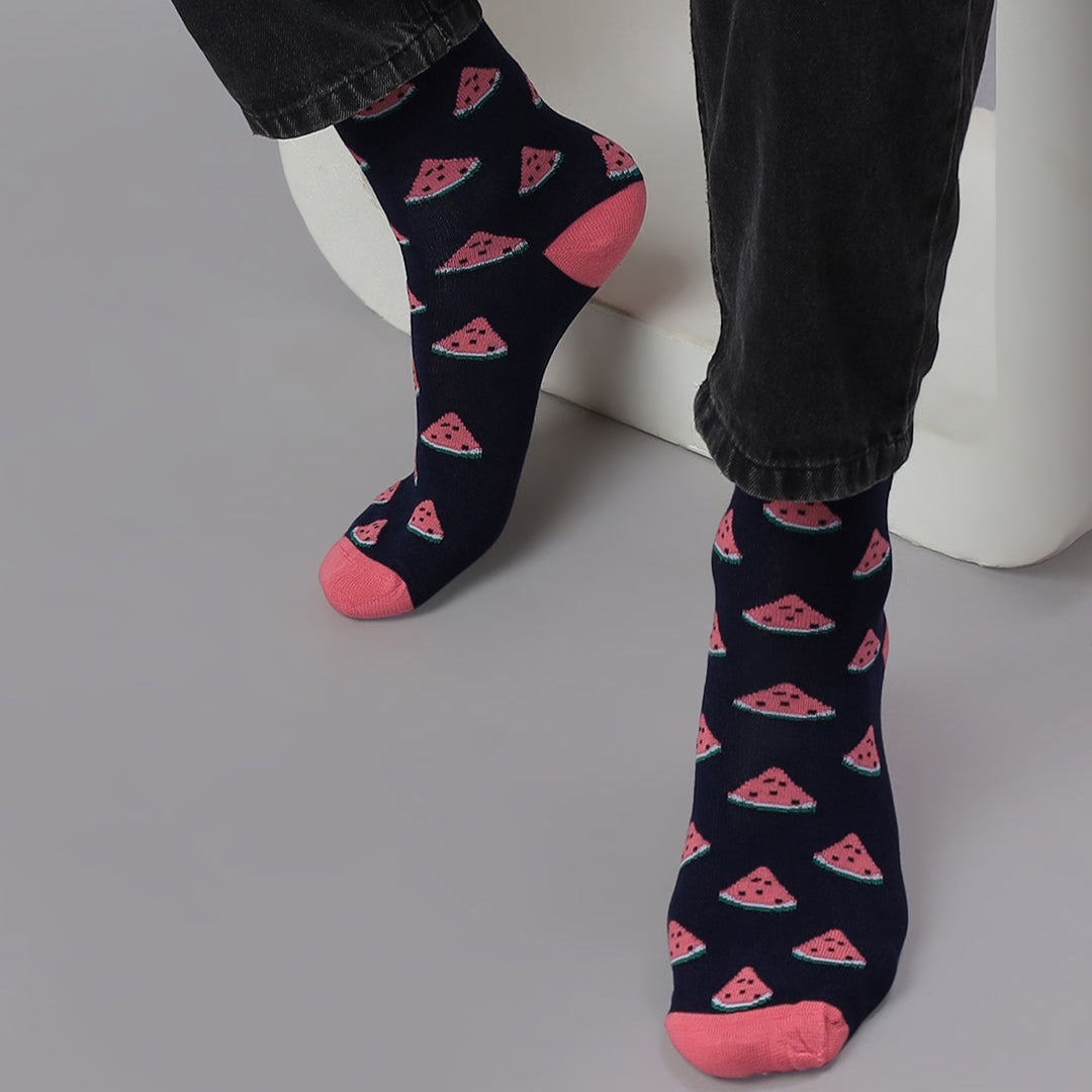 One In A Melon Men's Crew Socks