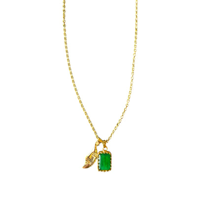 Moon coloured necklace