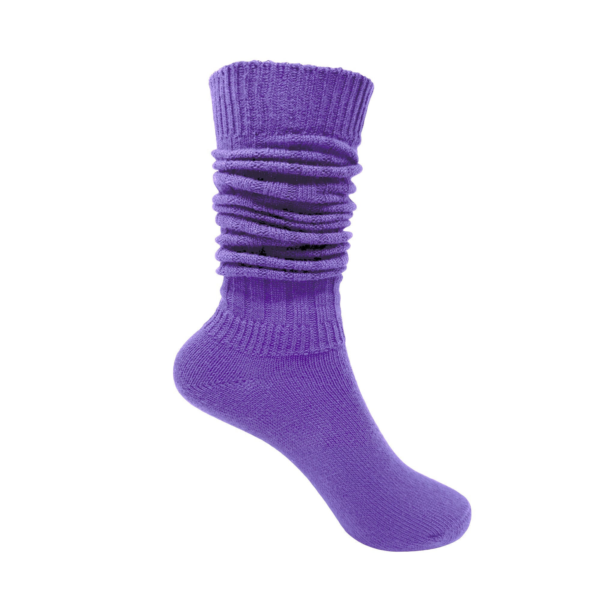 Women's Scrunch / Slouch Socks Purple