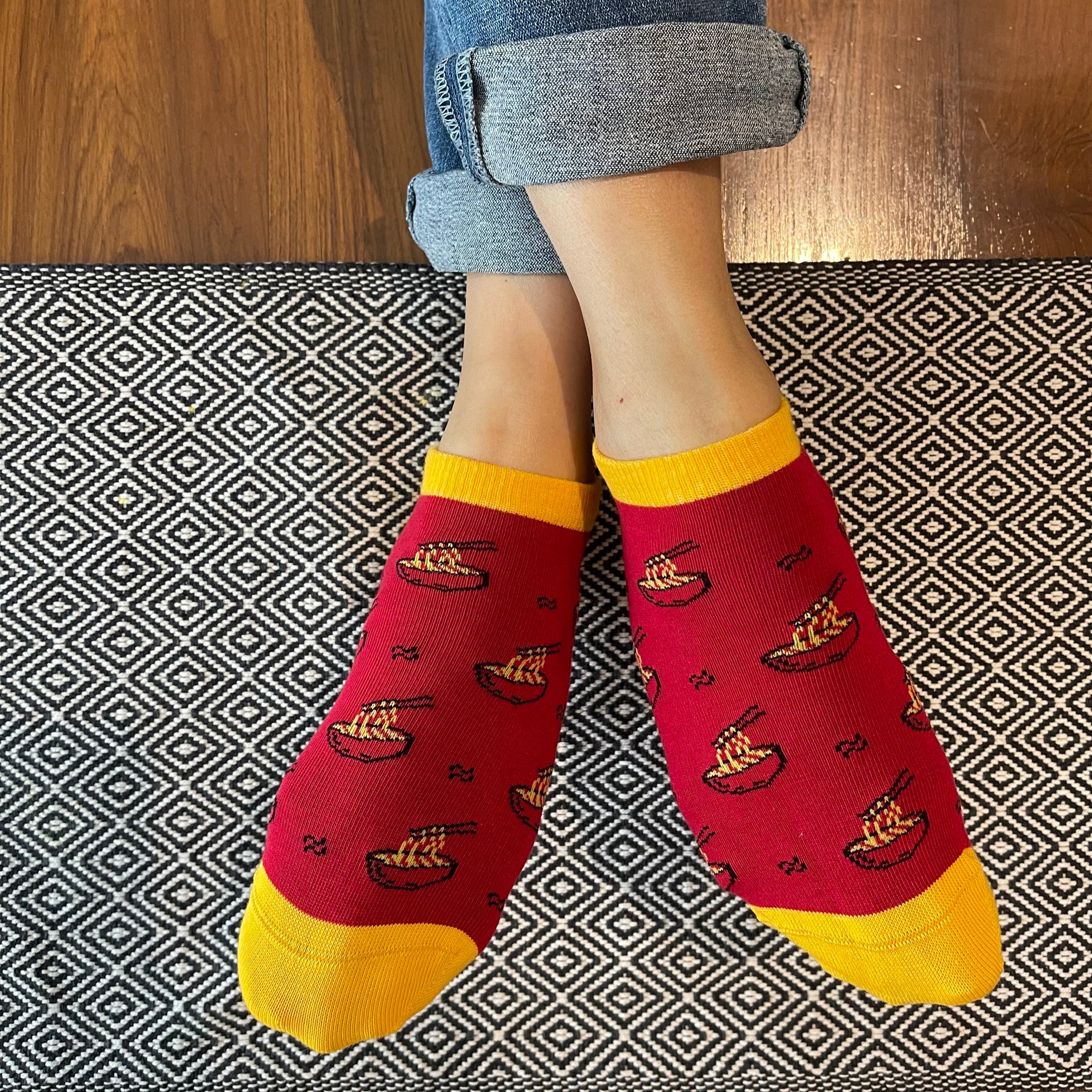 Ramen Bowl Ankle Socks for Women