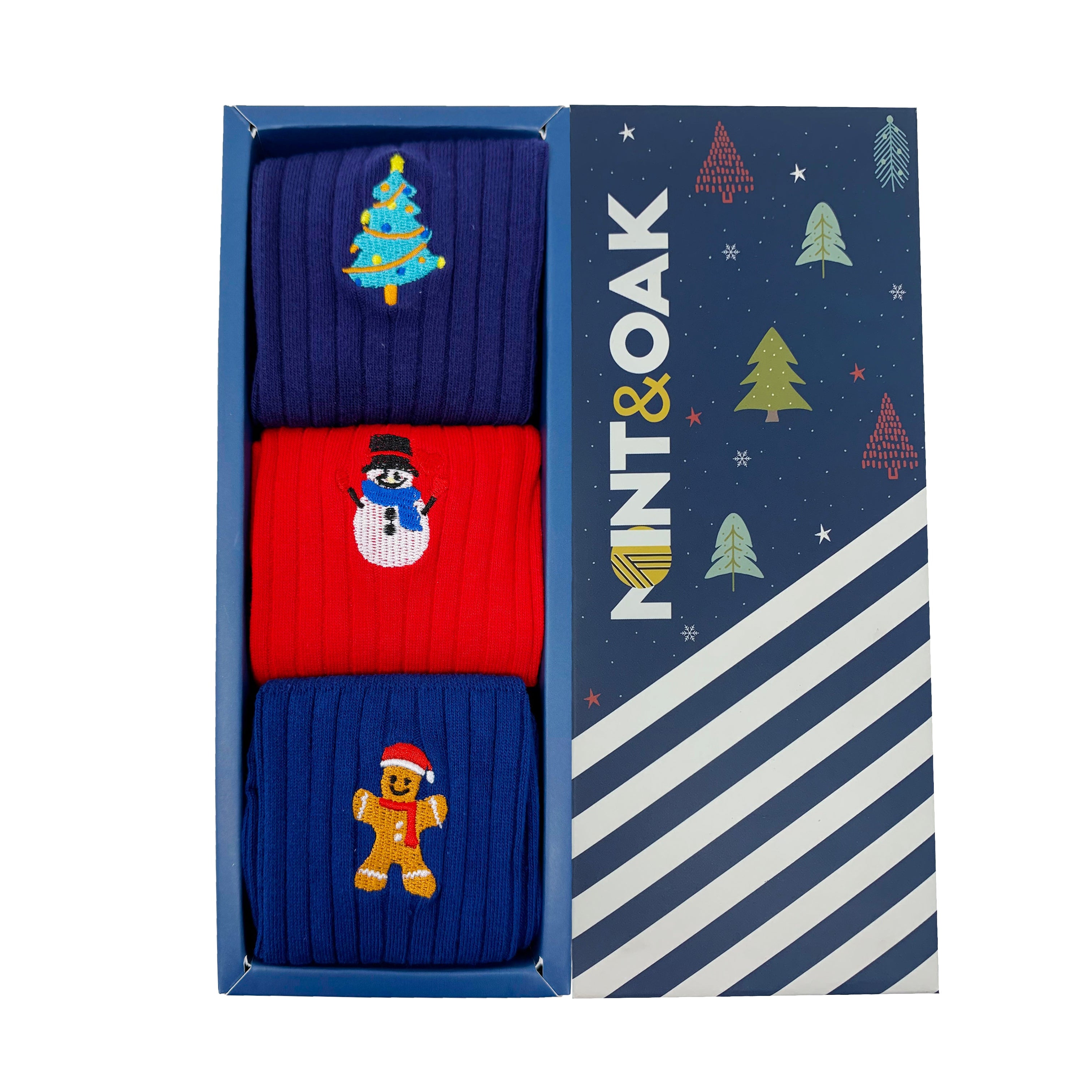 Winter Cozy Pack Set-of-3 Crew Socks for Men