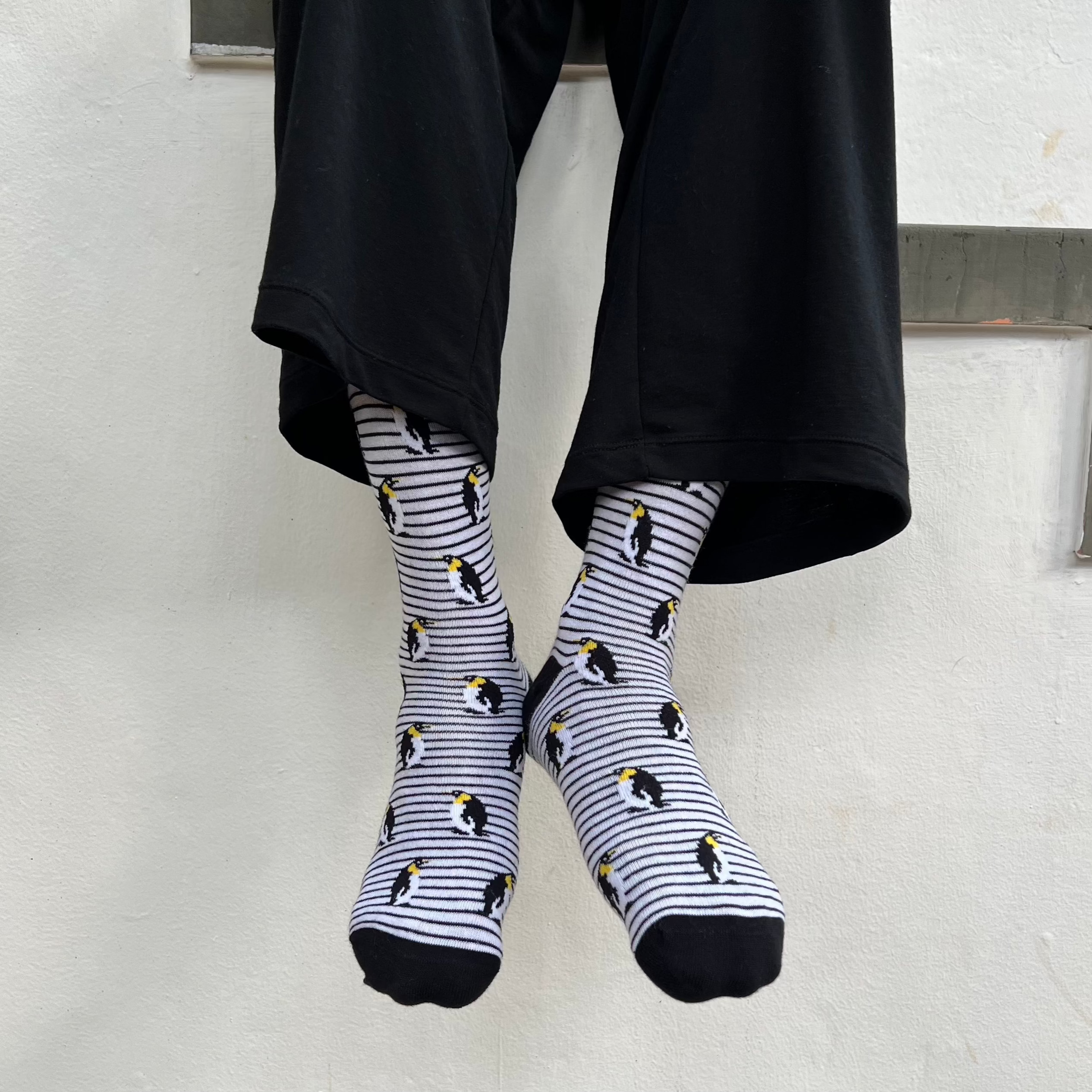 Cool as a Penguin Men's Crew Socks