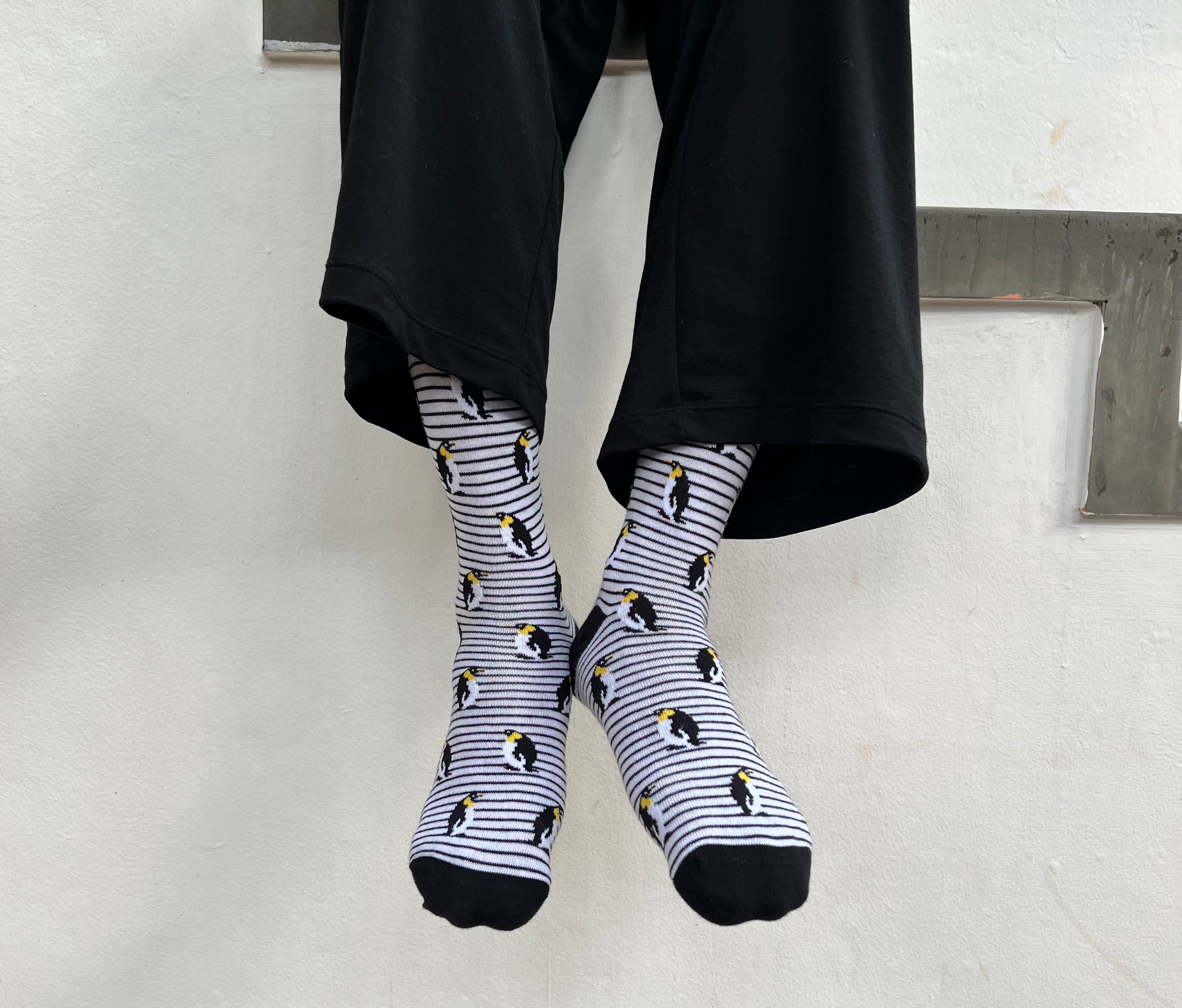 Cool as a Penguin Men's Crew Socks