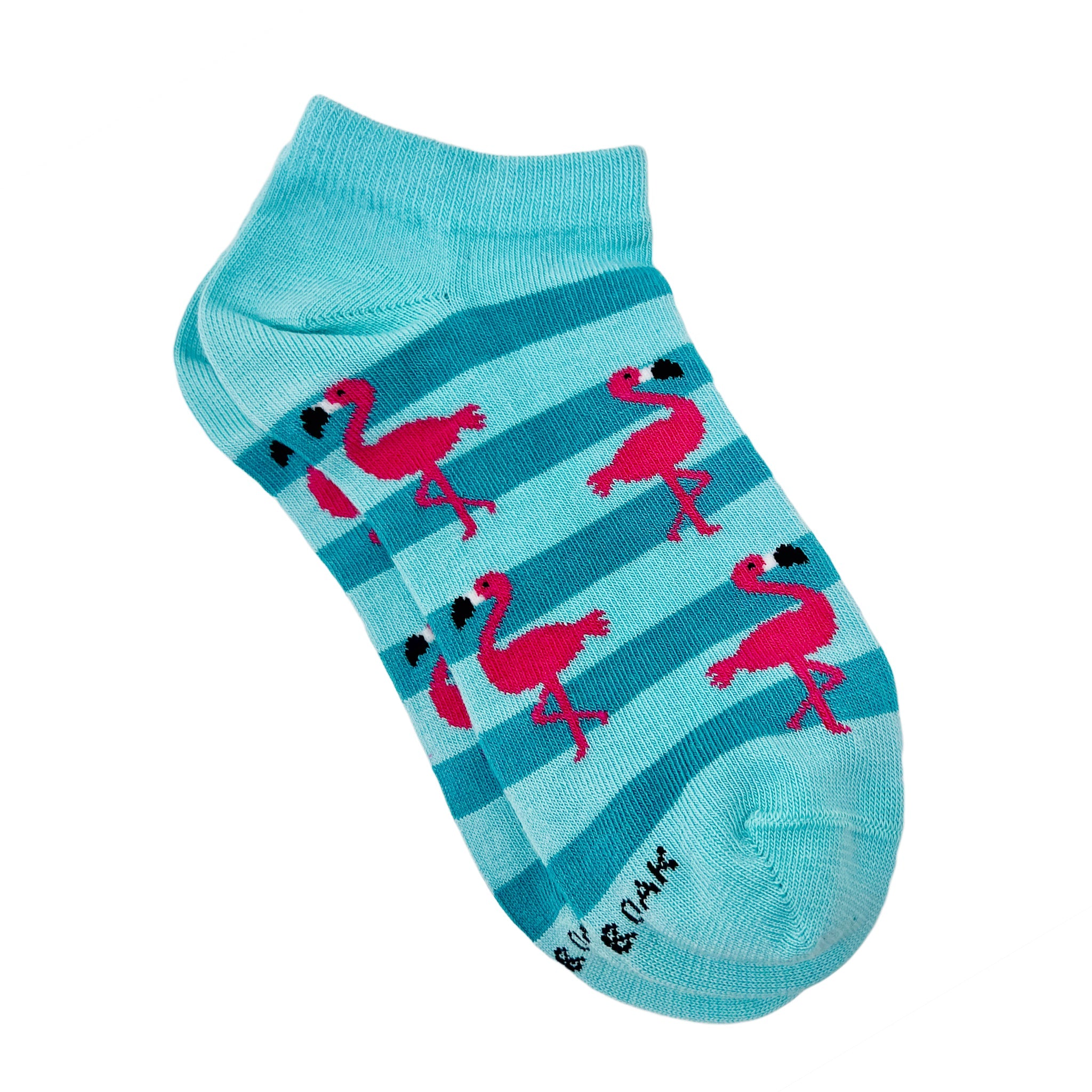 Flamingo Flair Ankle Socks for Women