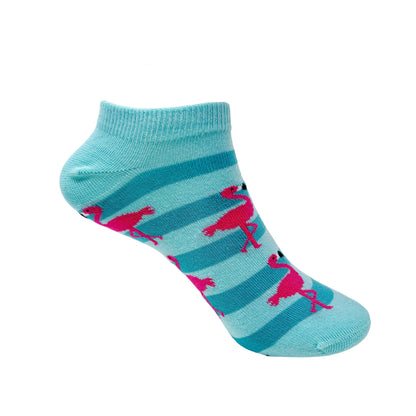 Flamingo Flair Ankle Socks for Women