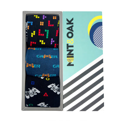 Play All Day Set-of-3 Crew Socks for Men