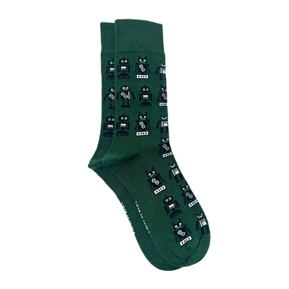 Robot Men's Crew Socks