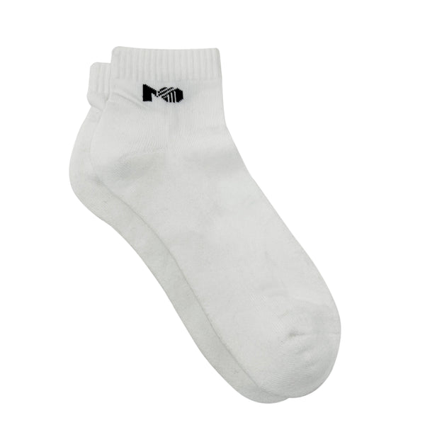Cushioned Terry Sports Socks - Off White