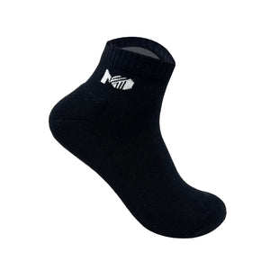 Cushioned Terry Sports Socks - Black